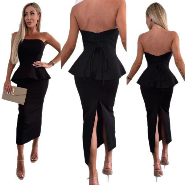 Spring Women's Clothes Sheath Off-shoulder Suit Women