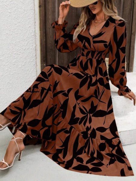 New French Fashion Long Sleeve Dress Women