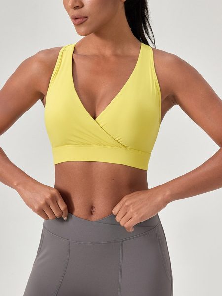 Women’s Yoga Clothes – Sports Underwear Nude Feel Deep