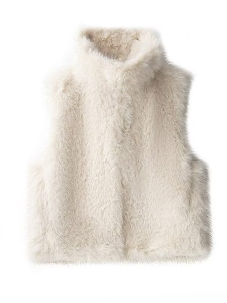 Women's Fashionable Loose Casual Faux Fur Vest