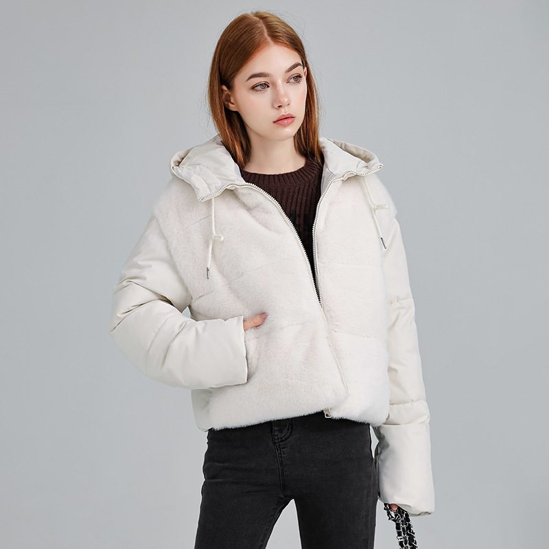 Buy Women's Clothing Online | Buy Trending Dresses for Women Feather Down Plush Short Jacket