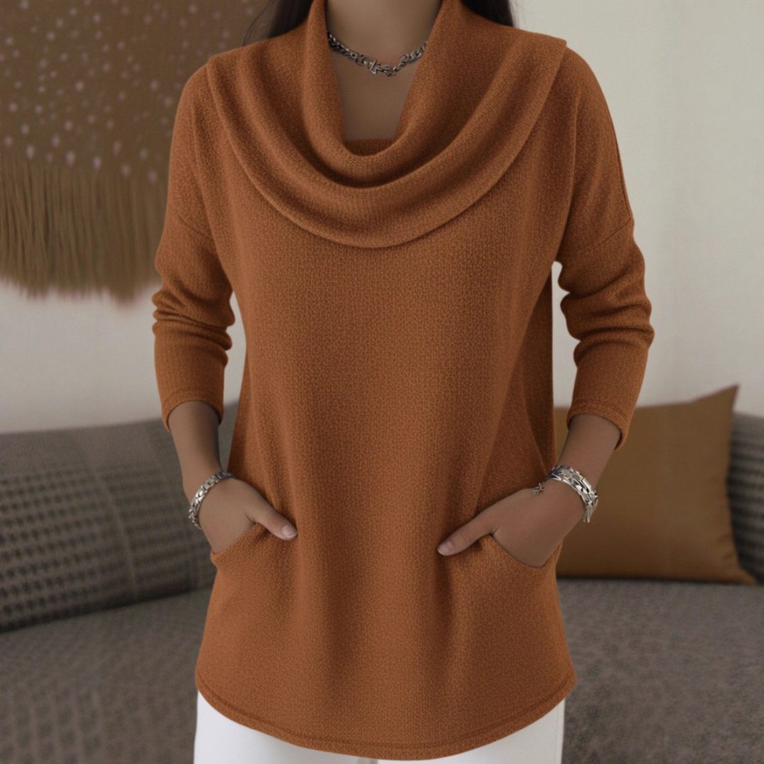 Women's Comfort And Casual Pocket Pullover
