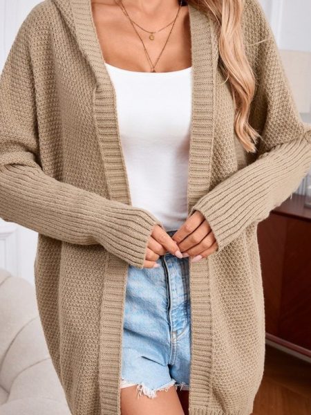 Casual All-matching Lapel Long Cardigan Jacket