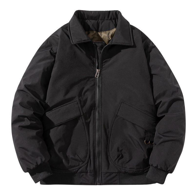 Men's Bomber Jacket Thickened Baseball Cotton Coat