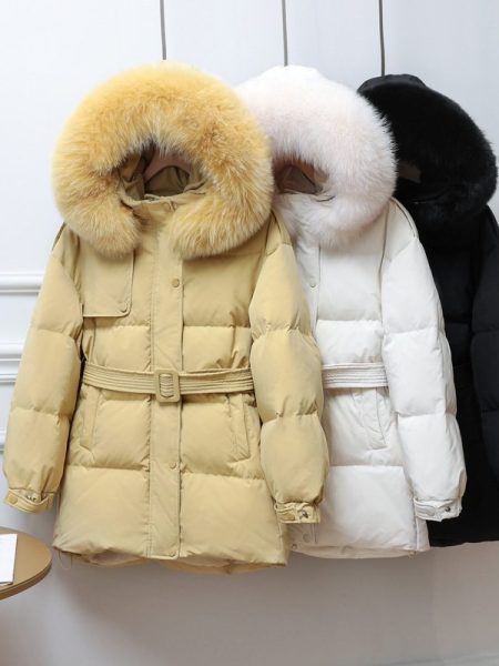 Women's Short Down Jacket Loose Waist Thickened
