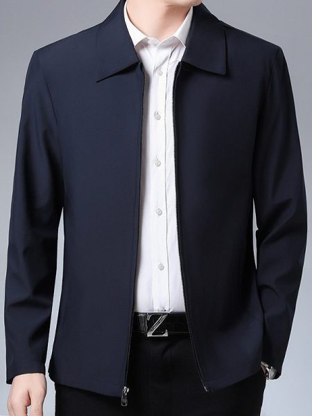 Middle-aged Men's Casual Lapel Jacket