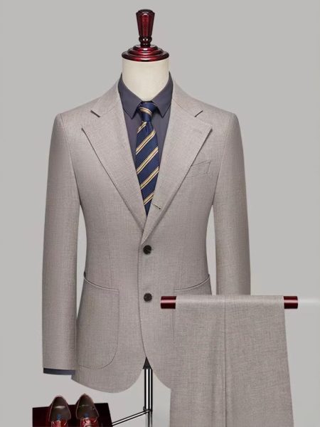 Italian Naples Men's Business Formal Casual Suit