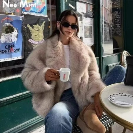 Buy Women's Clothing Online | Buy Trending Dresses for Women French Faux Fur Winter Coat