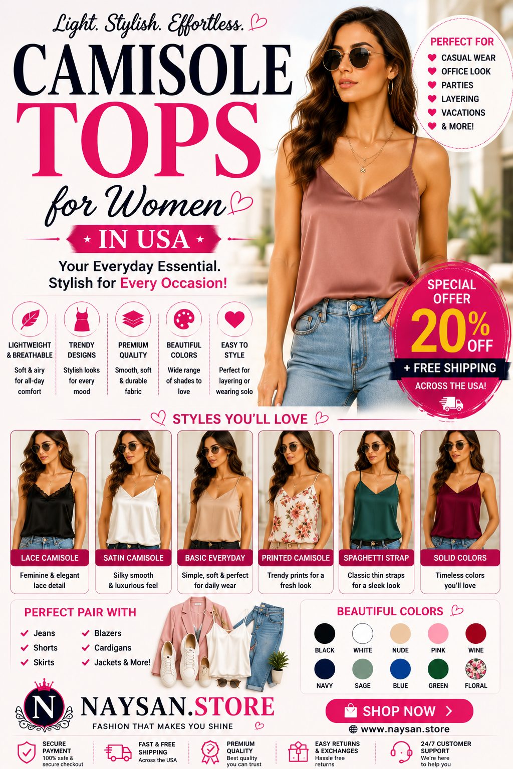 Women’s Cami Dress in USA: The Ultimate Guide to Effortless Style & Comfort (2026)