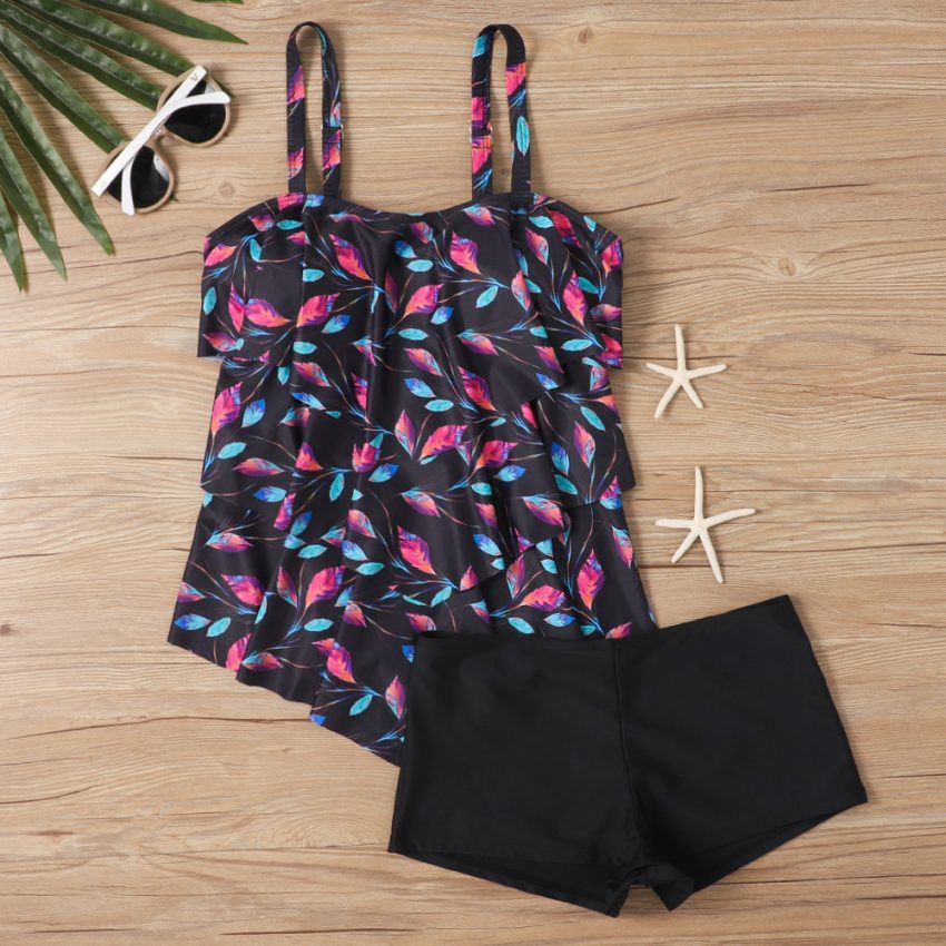 Split Flat Angle Women's Swimsuit Skirt