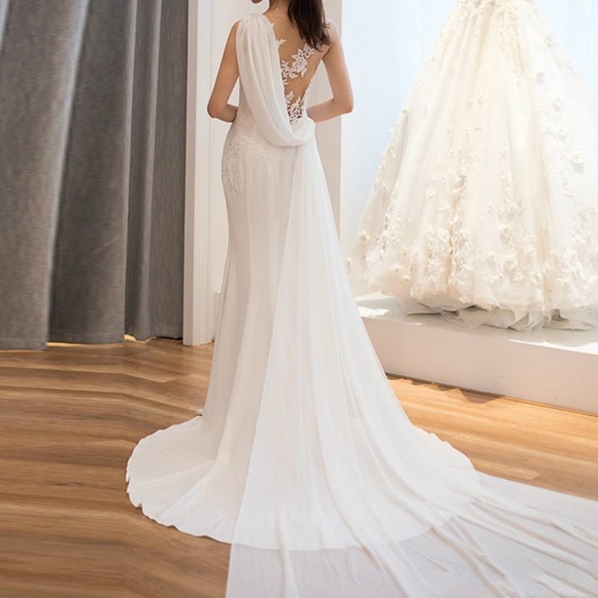 Super Fairy Light Wedding Dress