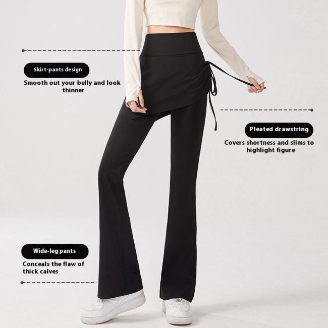 Fake Two-piece Skort High Waist Hip Lift Tight Anti-exposure