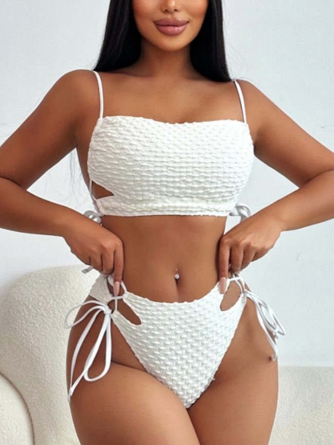 Creamy-white Sexy Swimsuit Women