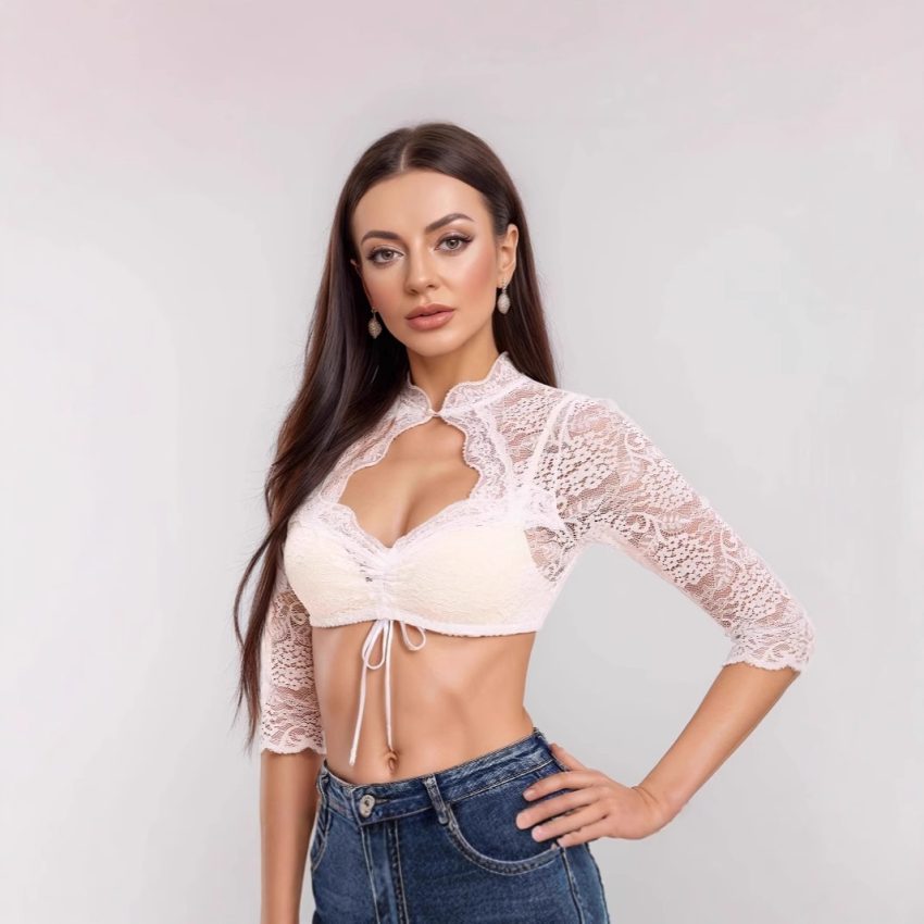 Women's Beer Festival Base Lace Shirt Coat And Dress