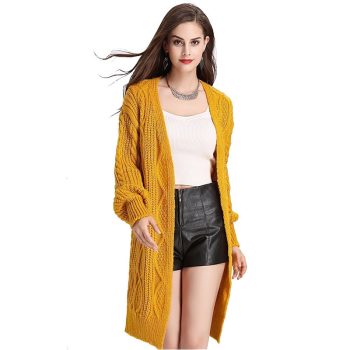 Puff Sleeve Twist Sweater