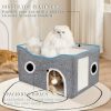 Super Wide Cat House For Indoor Cats