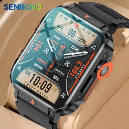 Fitness Tracker Waterproof Smartwatch Men For IOS Android