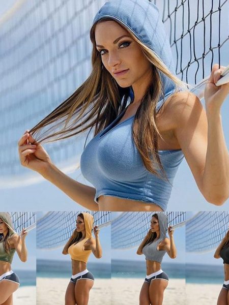 Yoga Sport Hoodie – Lightweight Breathable Activewear for Women