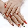 Limited Edition Press On Nails Medium Almond Nails With Designs