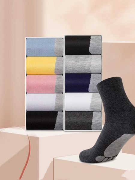 Mid Calf Plus Velvet Thickened And Breathable Socks