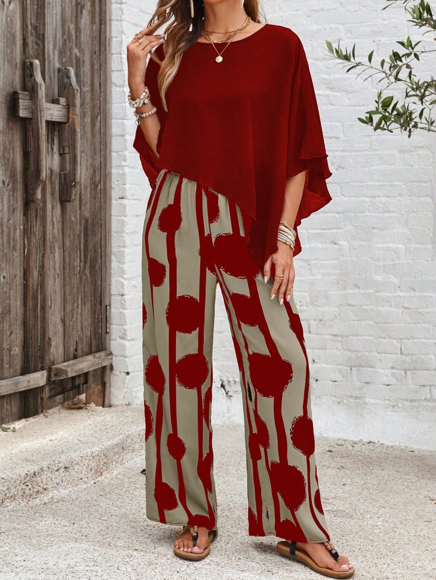 New Summer Fashion Casual Women's Trousers Suit