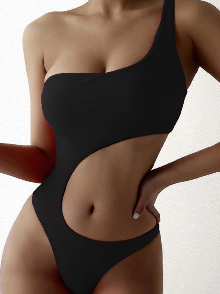 Women's Beach Vacation Sexy Fashion Bikini One Piece Swimsuit