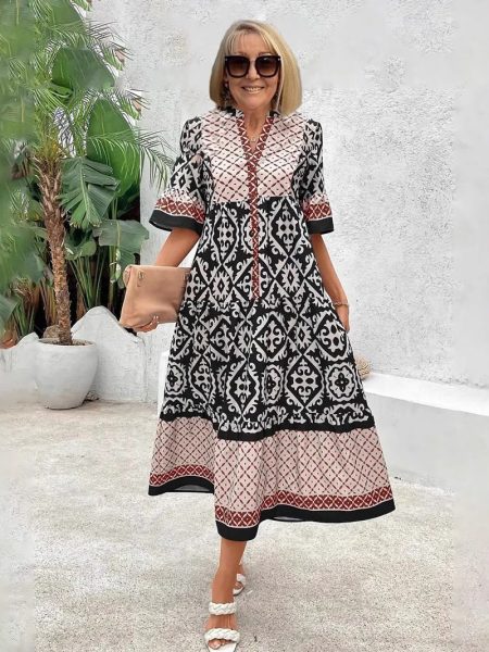 New Plus Size Women's Loose Dress