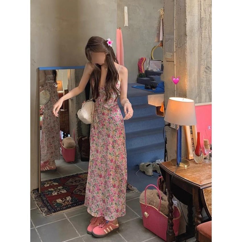 Women's Waist Slimming Vacation Elegant Long Dress