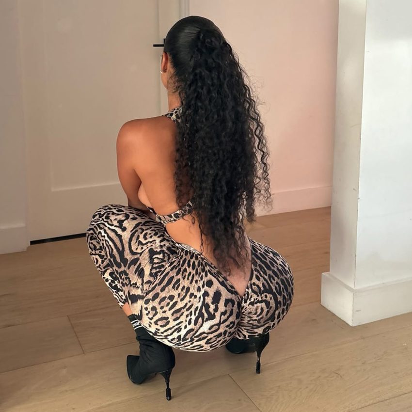 Women's Printed Tight One-piece Trousers