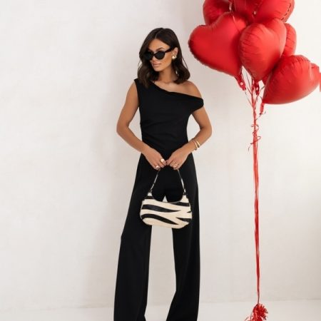 Sexy Jumpsuits For Women Falling Straps Business Rompers Elegant Straight Long Pants Rompers Fastened With A Zipper On The Side.