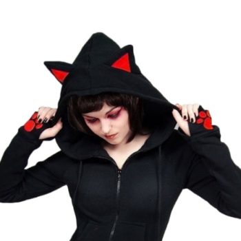 Cat ear hooded sweater