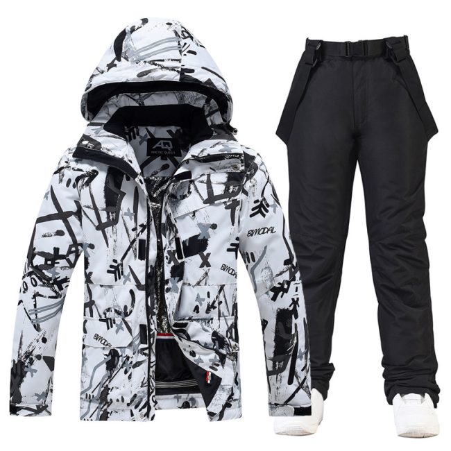 Ski Suit Women's And Men's Suit Winter Windproof And Water-repellent