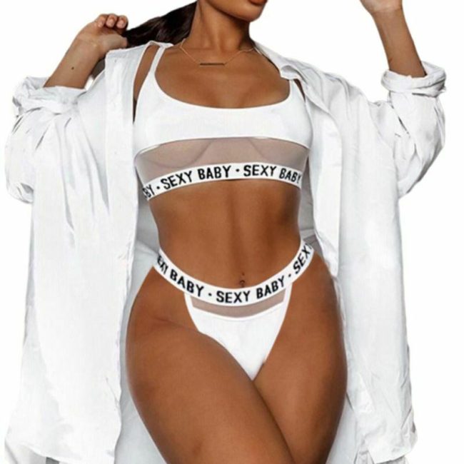 Lingerie Sexy Backless Bra Set