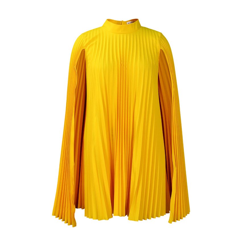 Cape Loose Pleated Plus Size African Dress
