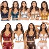 Shascullfites Melody Leather Top With Zipper Top Corset Leather Women's Evening Top Women's Corset Tanks & Camis