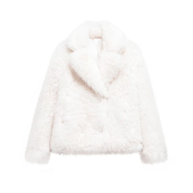 Simple Versatile Casual Long Sleeve Wool Coat