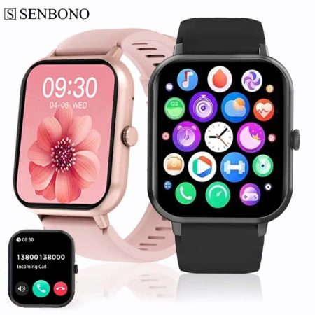 Fitness Tracker Waterproof Smart Watch Men For IOS Android