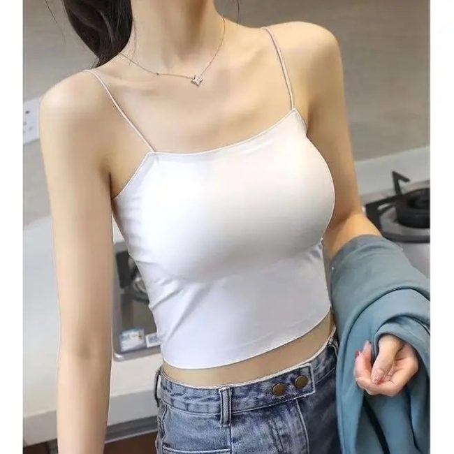 Women's Summer Inner Wear Bra Strap Bra Pad Back Shaping Base Tube Top