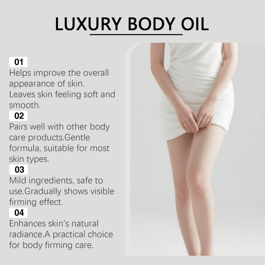 Gentle Nourishing Moisturizing Light Skin Daily Smear Massage Care Body Oil