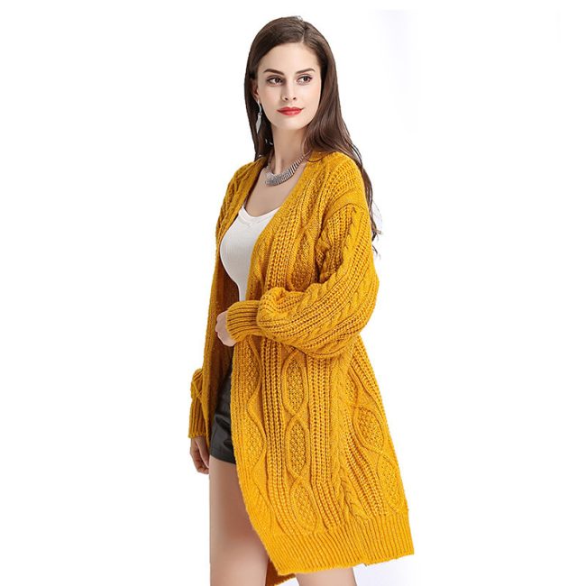 Puff Sleeve Twist Sweater
