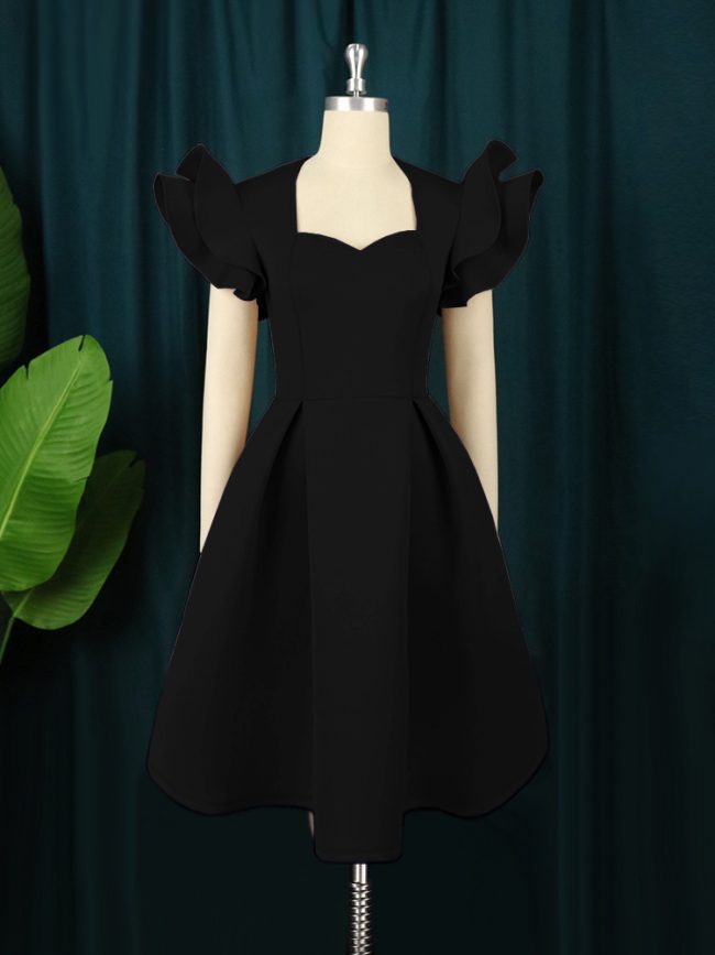 Large Swing High Waist Slimming A- Line Skirt