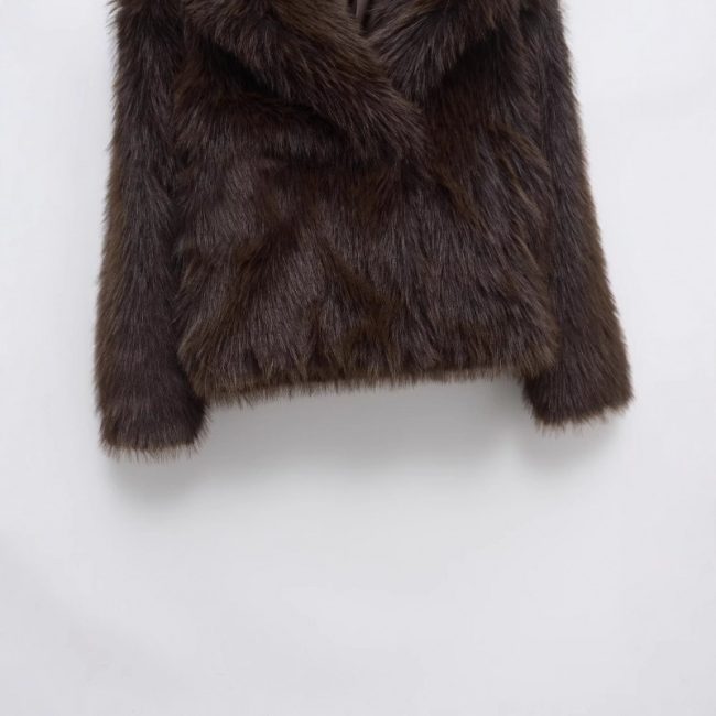 Simple Versatile Casual Long Sleeve Wool Coat