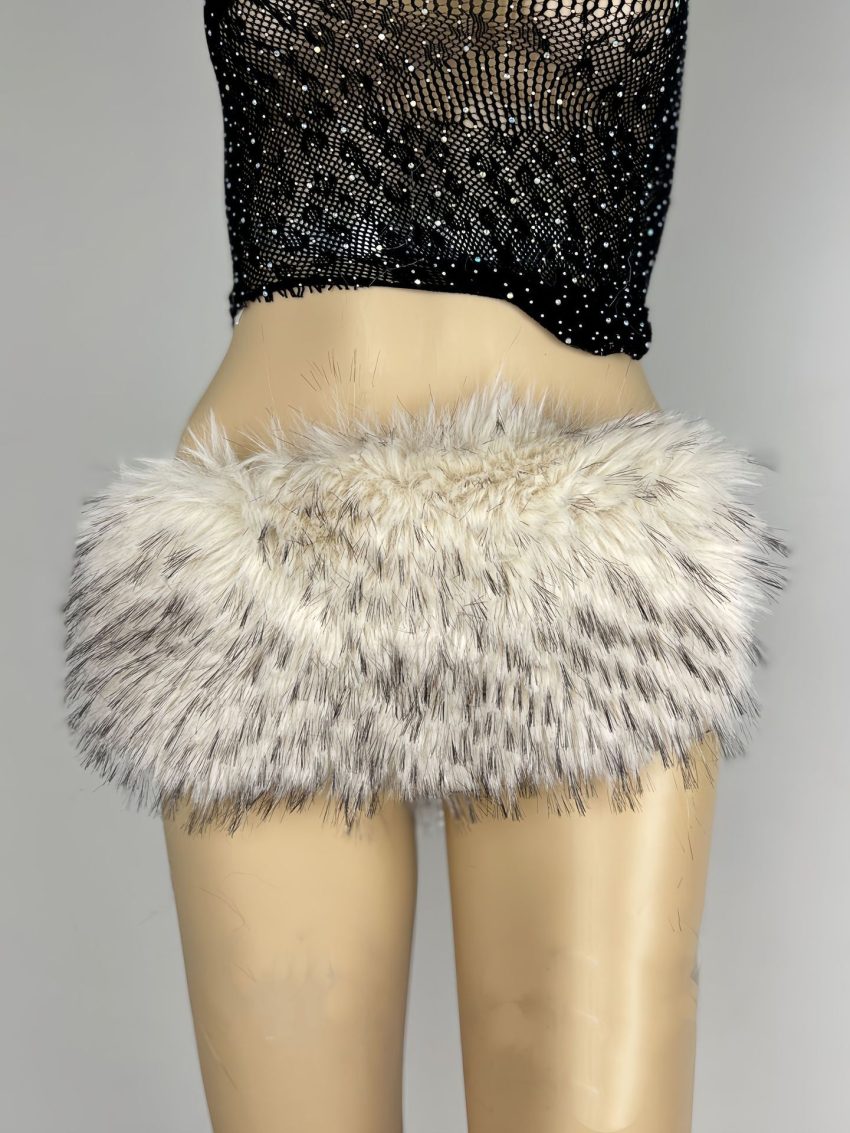 Fur Belt Retro Easy Matching Plush Waist Chain Waist Seal Waist Decorations
