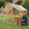 Outdoor Cat House Cat Enclosures 110 Large Kitten Playpen With Platforms,Upgrad