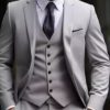 European And American Plus Fat Foreign Trade Plus Size Suit Three-piece Suit