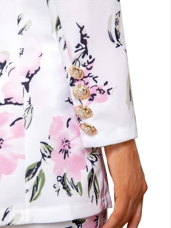 Two Piece Women's Printed Fashionable Casual Suit Set