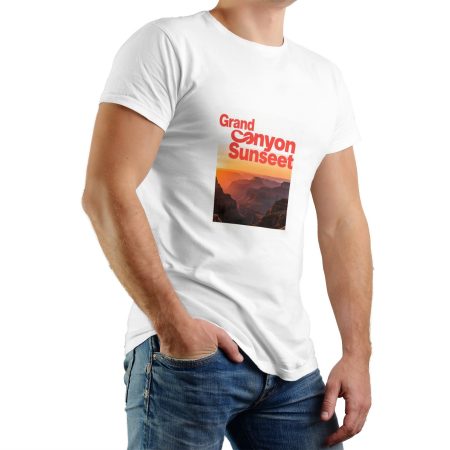 Grand Canyon Printed Men's Pure Cotton T-shirt