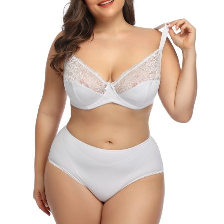 Large size women's bra with steel ring