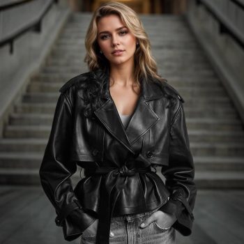 Tight Waist Slim Street Cool Fashion New Short Coat