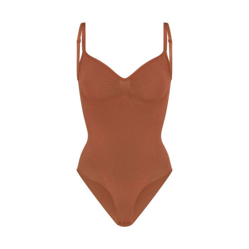 Seamless Jumpsuit Body Shaping Women's Sling Belly Contracting Hip Lifting